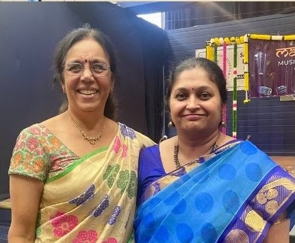 Vidhya Ramaswamy with Guru Smt. Jayanthi Umesh
