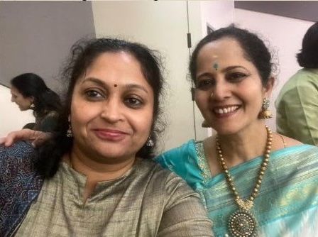 Vidhya Ramaswamy with Guru Smt. Gayathri Venkataraghavan